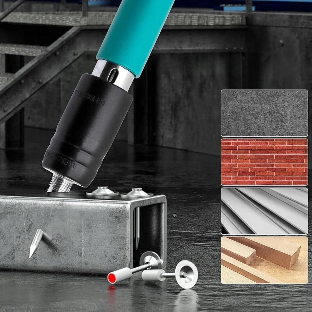 Pistol Automat Pentru Batut Cuie în Orice Material + 200 Cuie CADOU