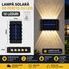 Set 6 Lămpi Solare LED pentru Perete – Pachet Promoțional 10 LED-uri | IP65