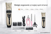 Set Profesional de Tuns și Îngrijire pentru Animale cu 4 Accesorii
