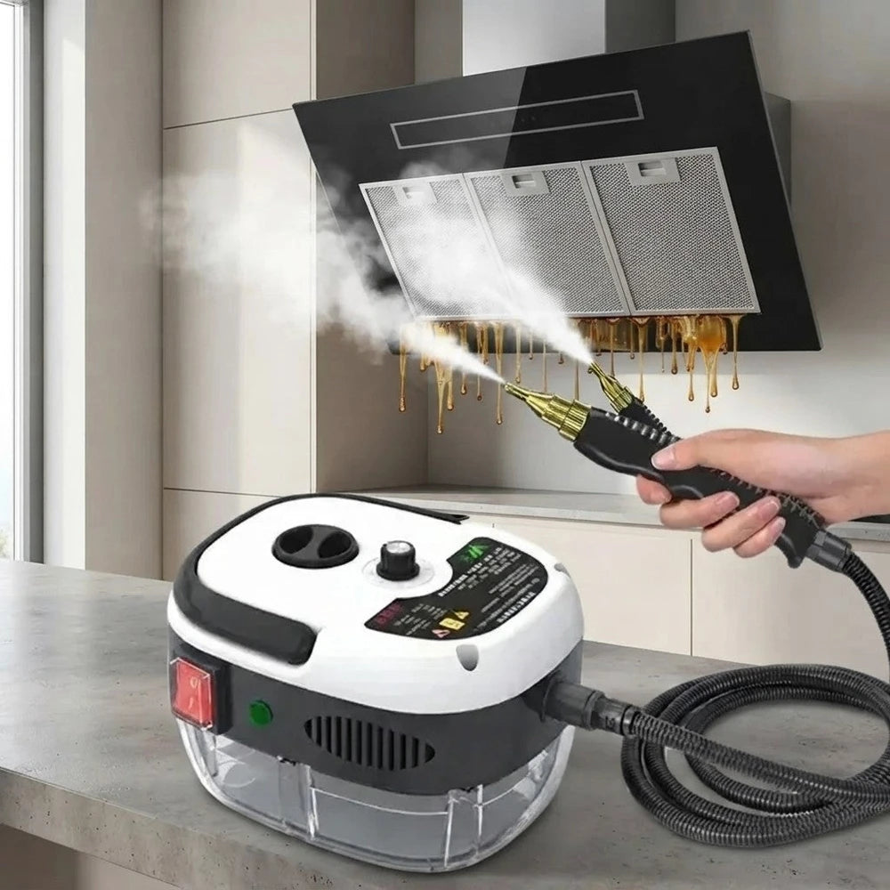 Aparat Curatare cu Abur Portabil 2500W 6 Trepte 105 Grade + Accesorii