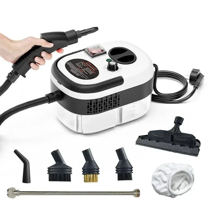 Aparat Curatare cu Abur Portabil 2500W 6 Trepte 105 Grade + Accesorii