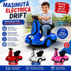 Mașinuță Electrică Drift pentru Copii cu Pedală de Accelerație și Telecomandă