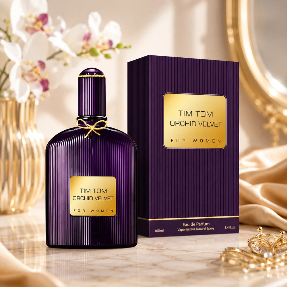Parfum de Dama Tim Tom Orchid Velvet 100ml, Aroma Florala Catifelata & Eleganta