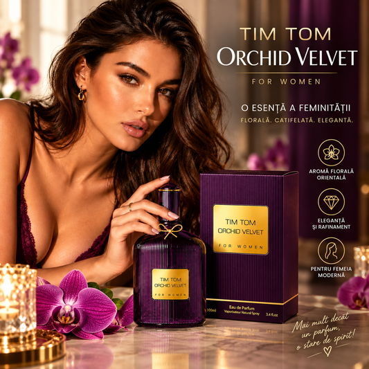 Parfum de Dama Tim Tom Orchid Velvet 100ml, Aroma Florala Catifelata & Eleganta
